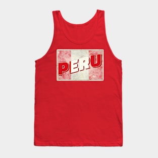 Peru Vintage style retro souvenir Tank Top